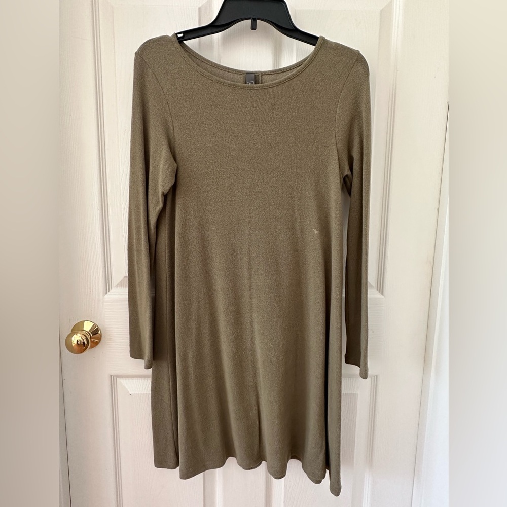 Women’s Alya Sage Green Sweater Dress